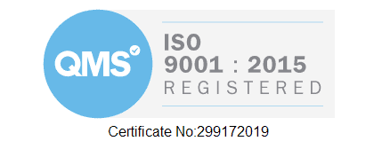 Iso 9001 2015 Badge White